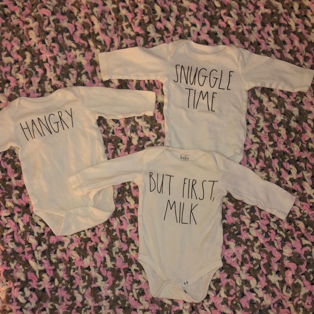 Long sleeve onesies.